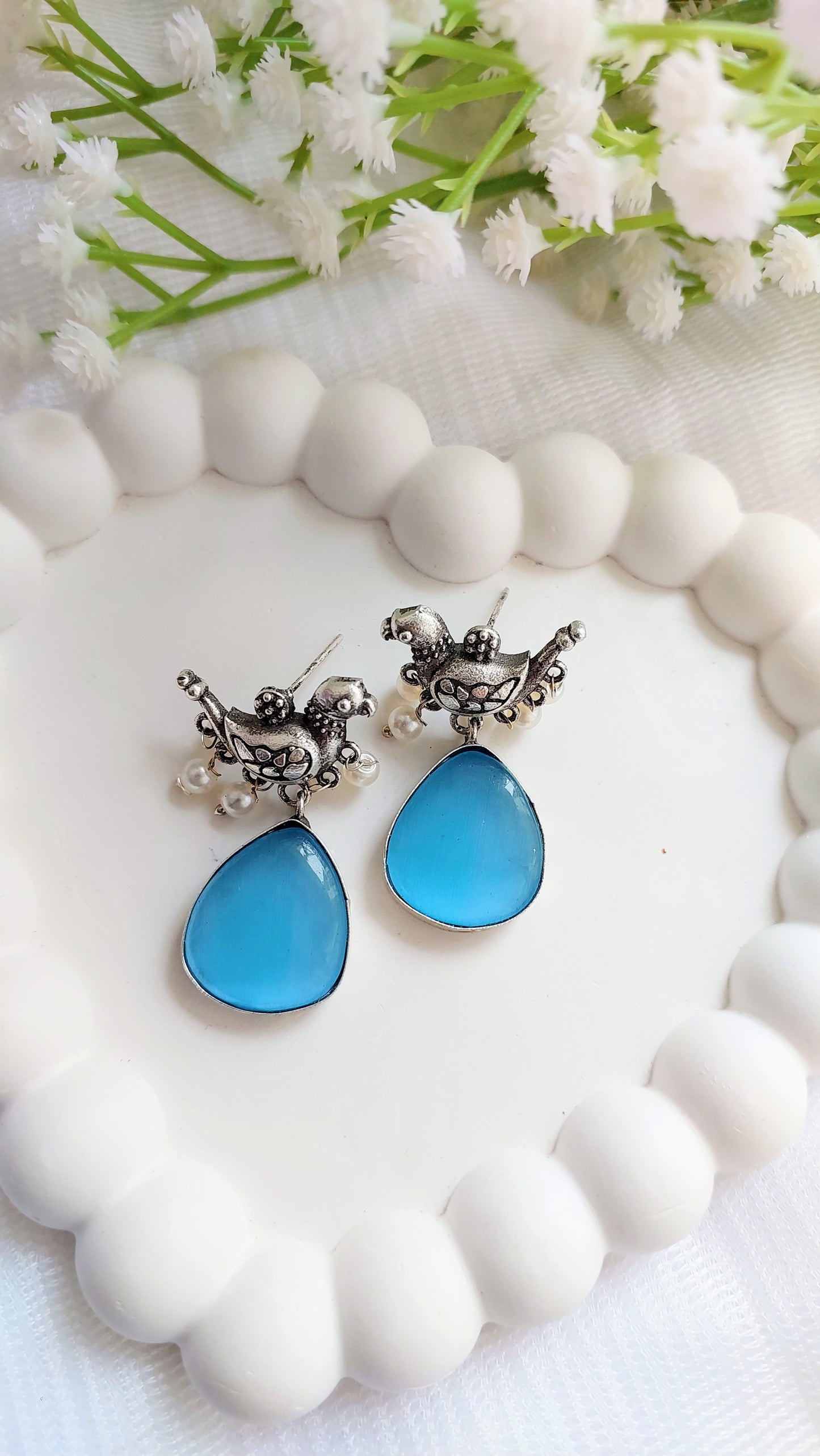 Birdie Earrings - Turquoise