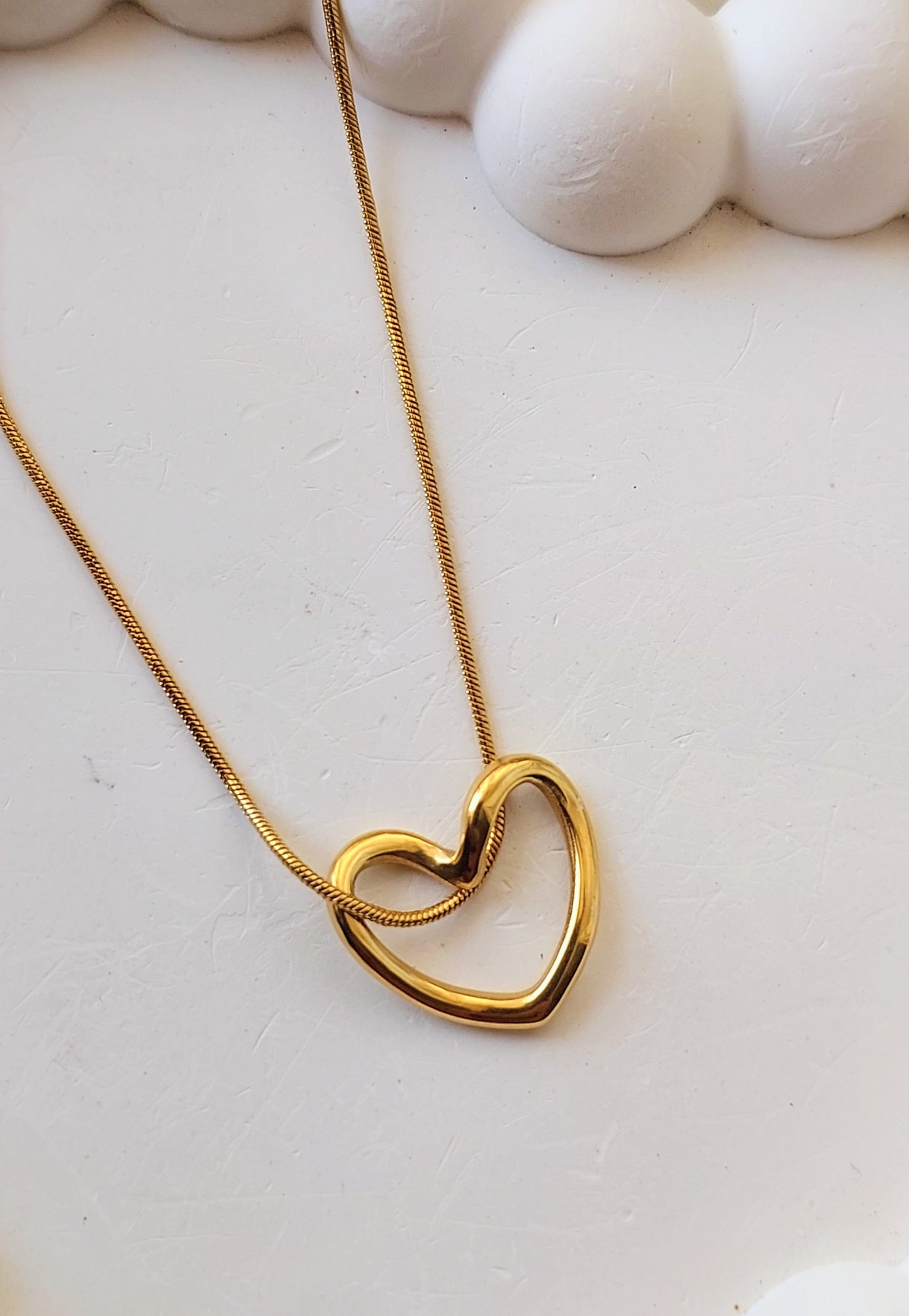 Twisted Heart Necklace