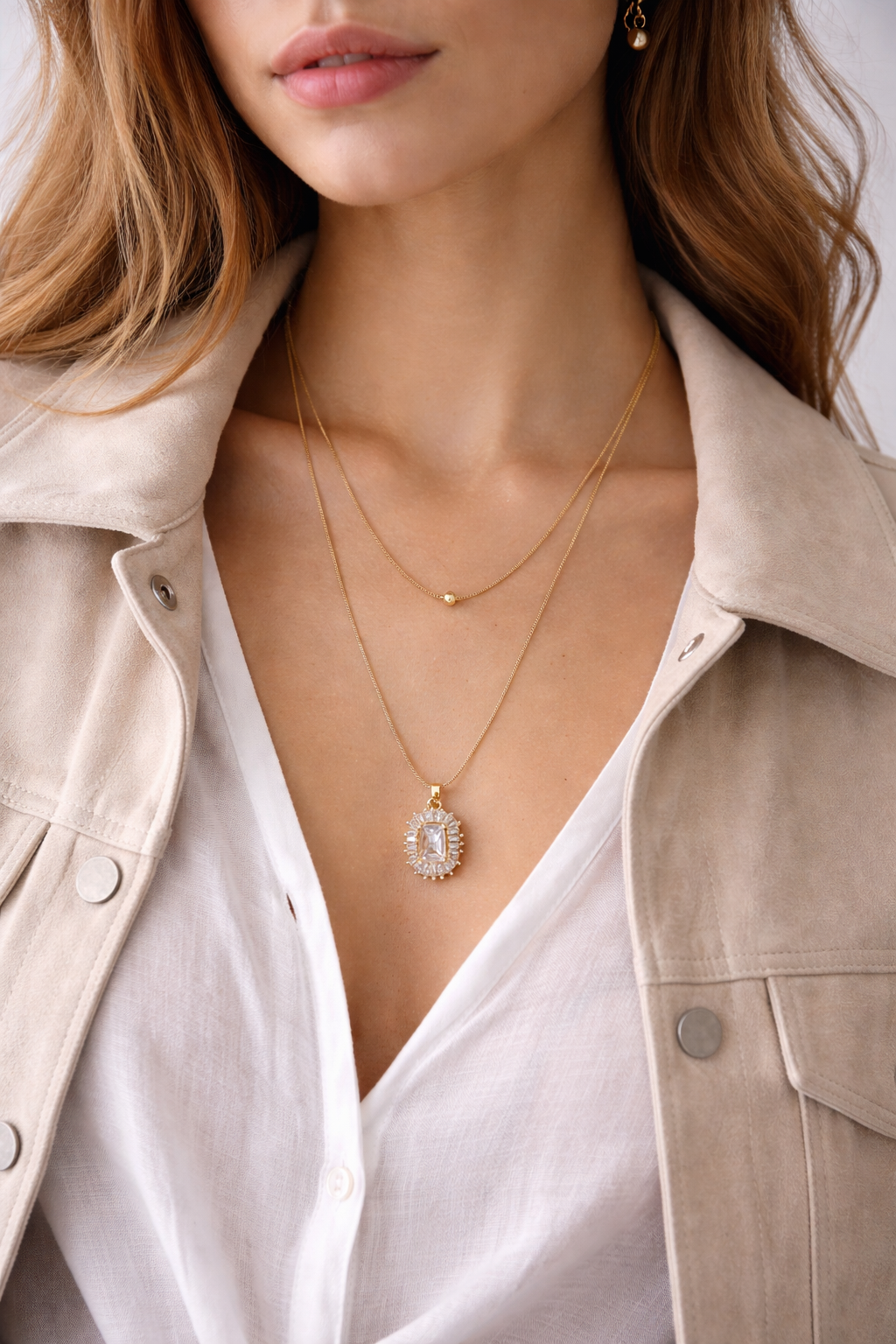 Spiki Double Layered Necklace