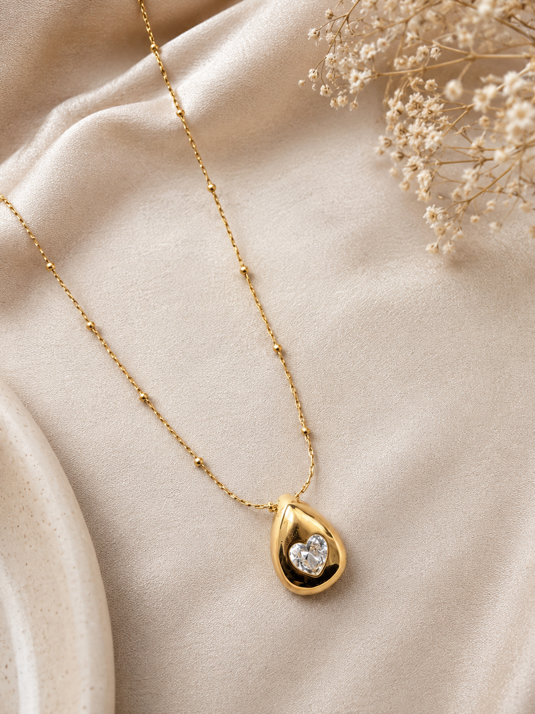 Heart Drop Necklace