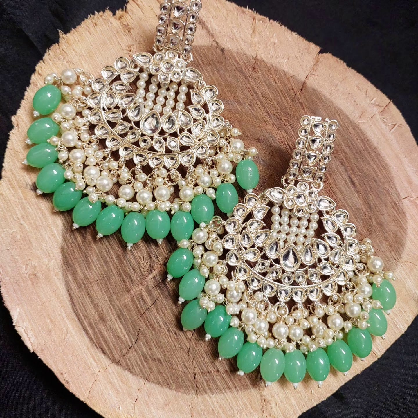 Muskaan Earrings - Green