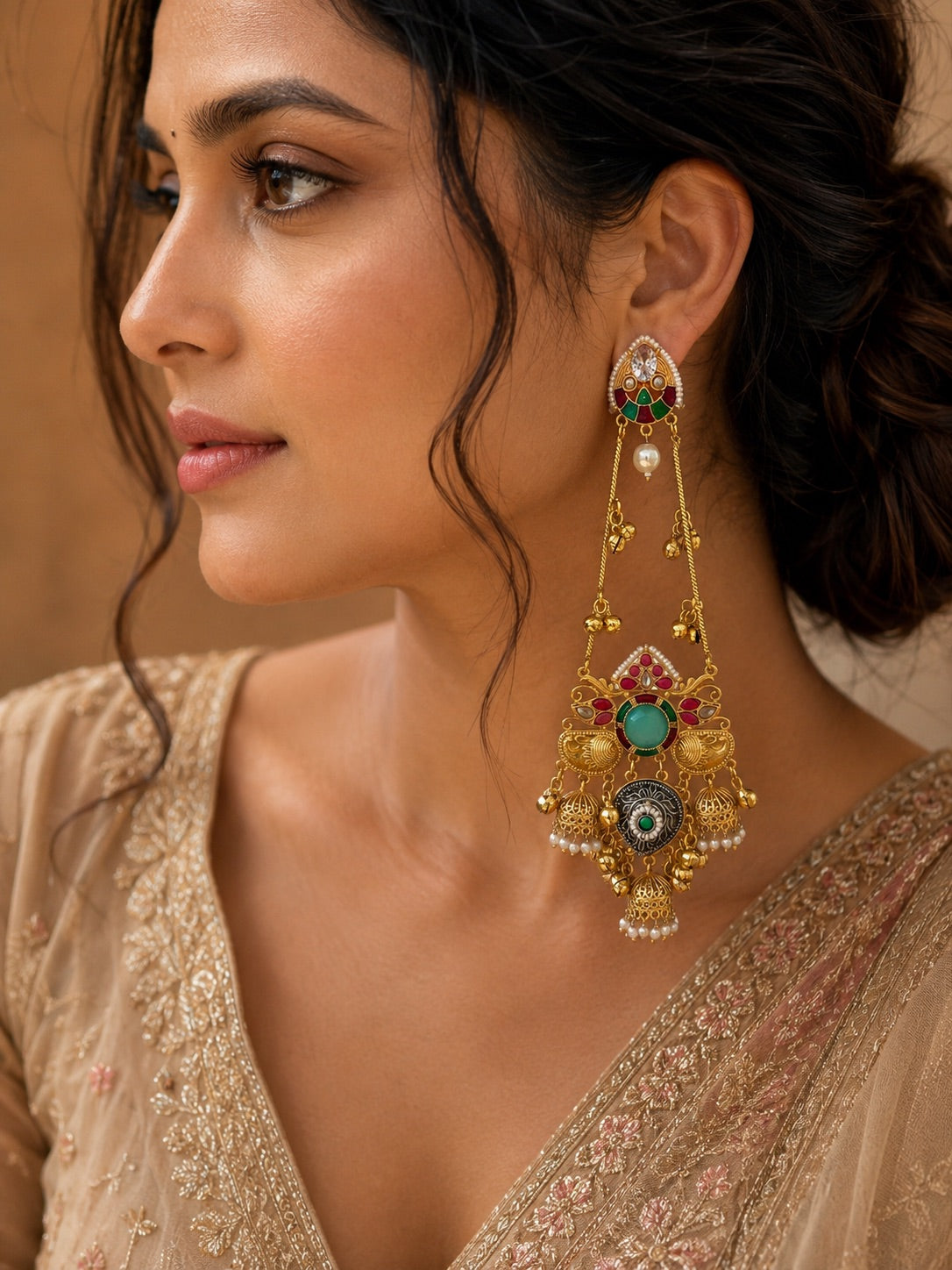 Raavi Kashmiri Earrings