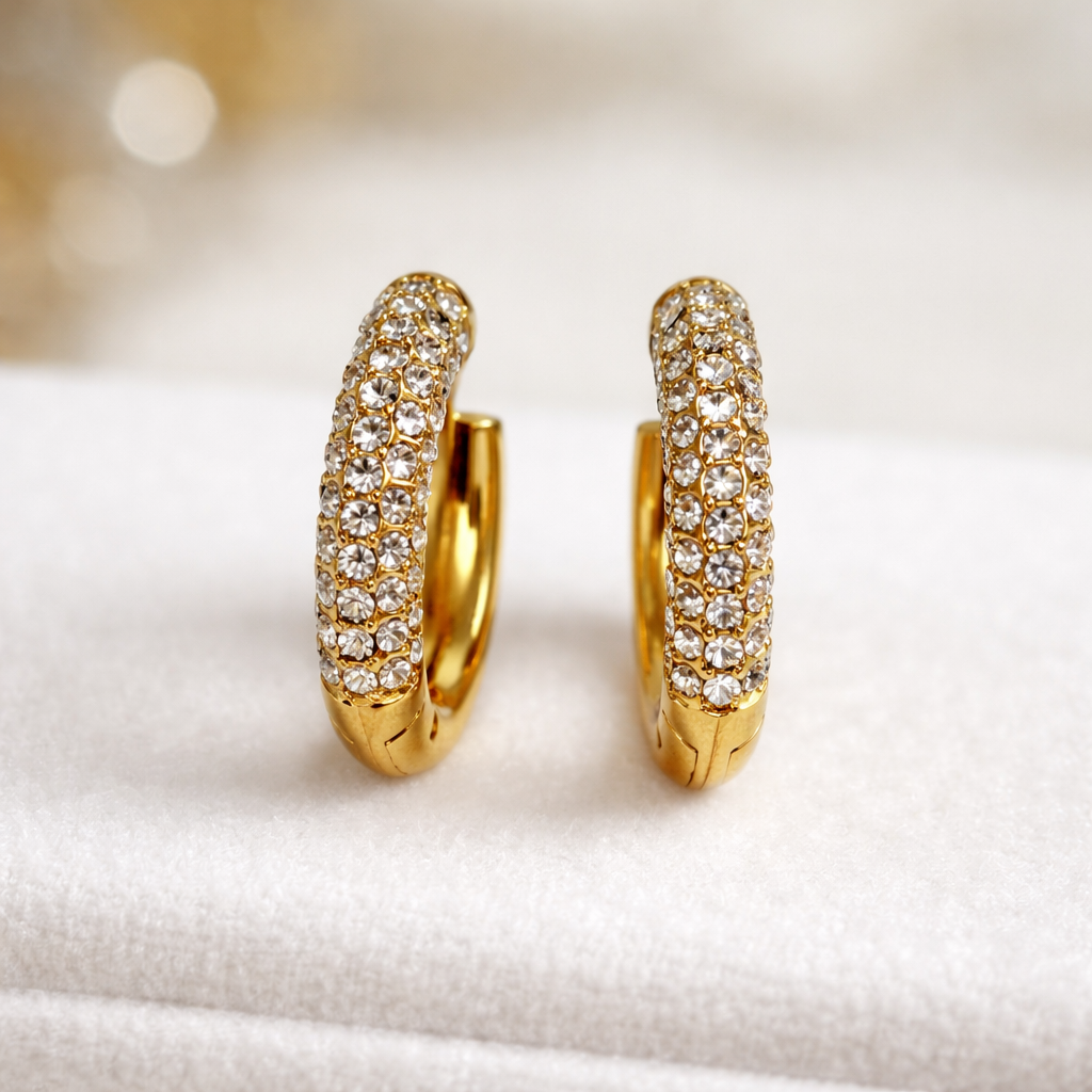 Studded Hoops