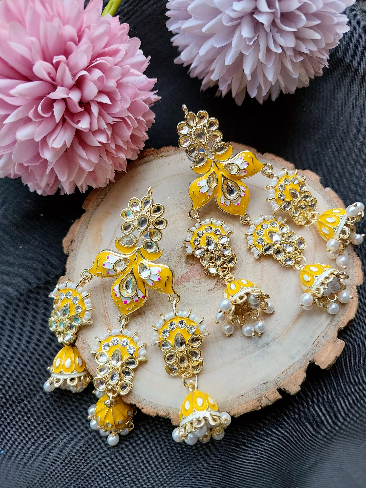 Dolly Earrings- Yellow