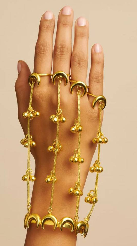 Chaand haathphool (pair)