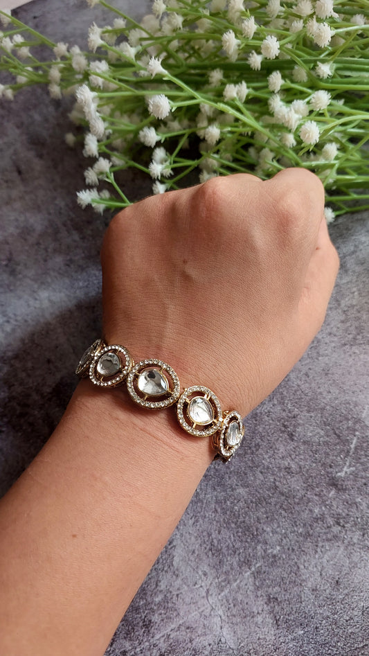 Openable Kundan Bangles