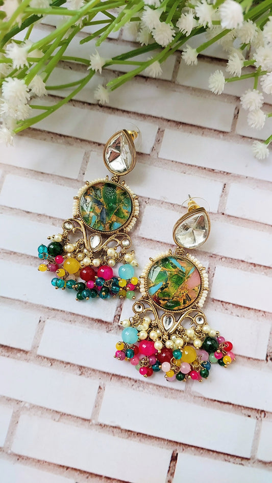 Shreya Earrings - Multi