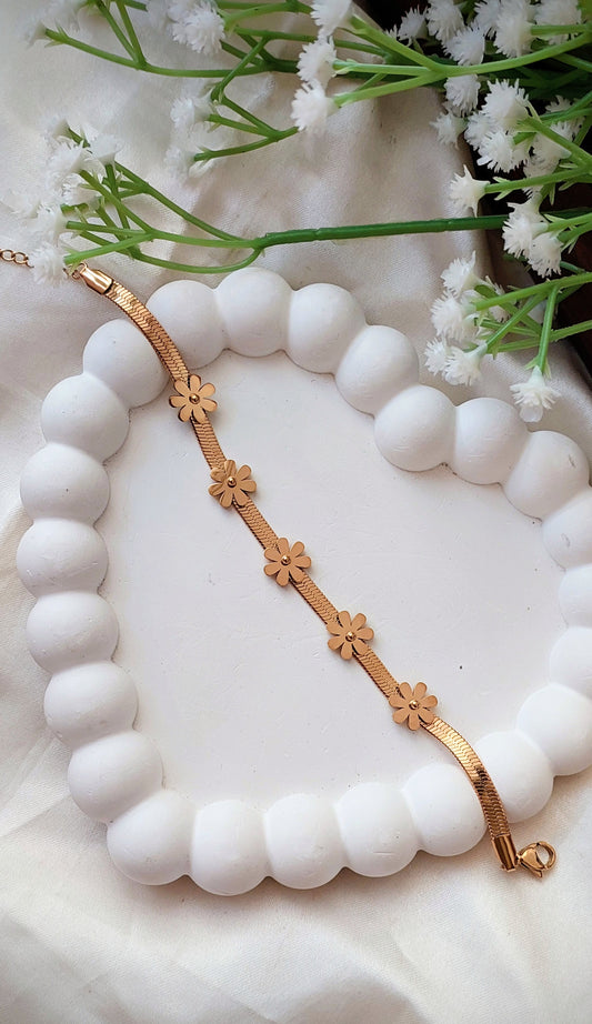 Flower Chain Bracelet