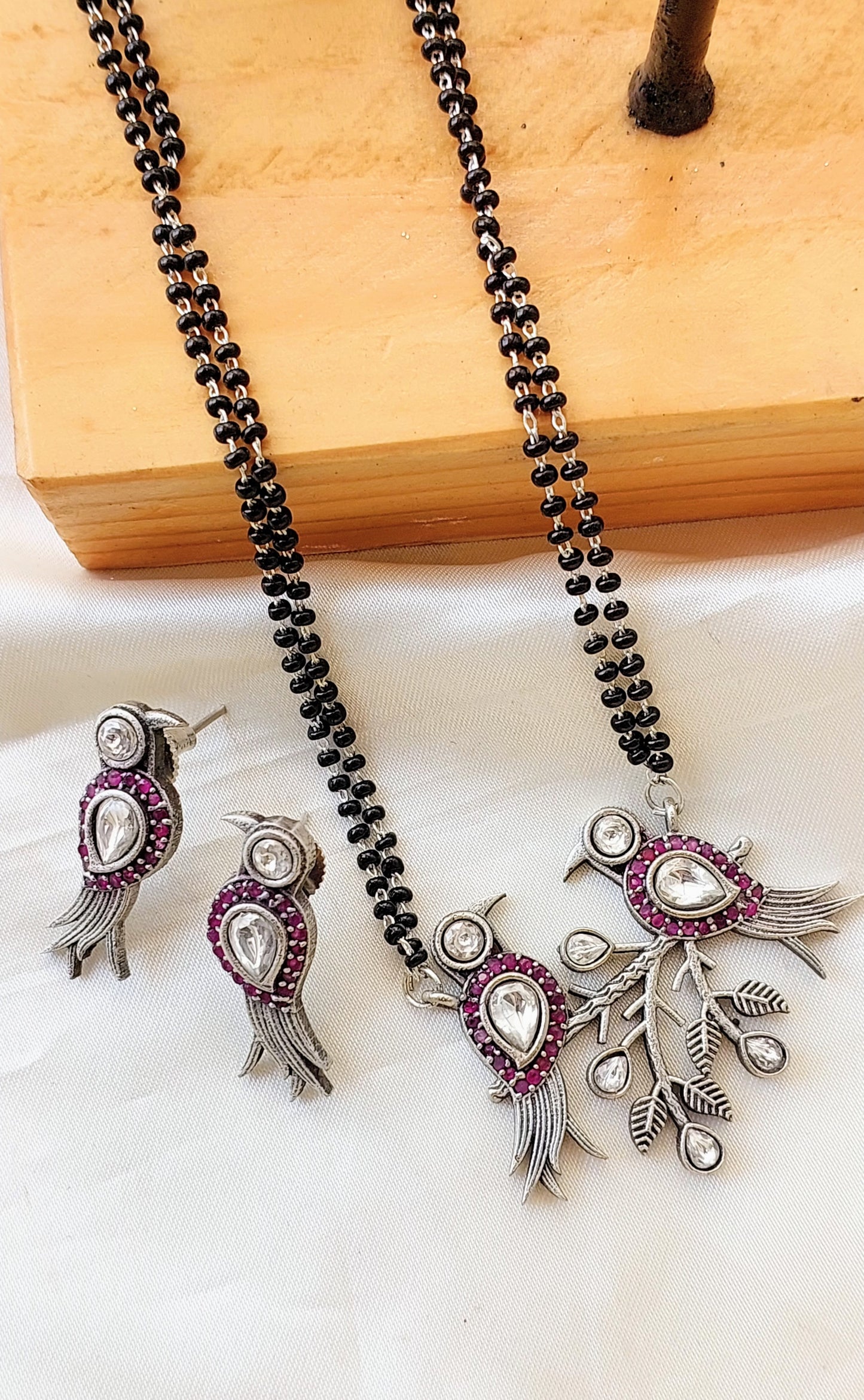 Panchi Mangalsutra With Earrings