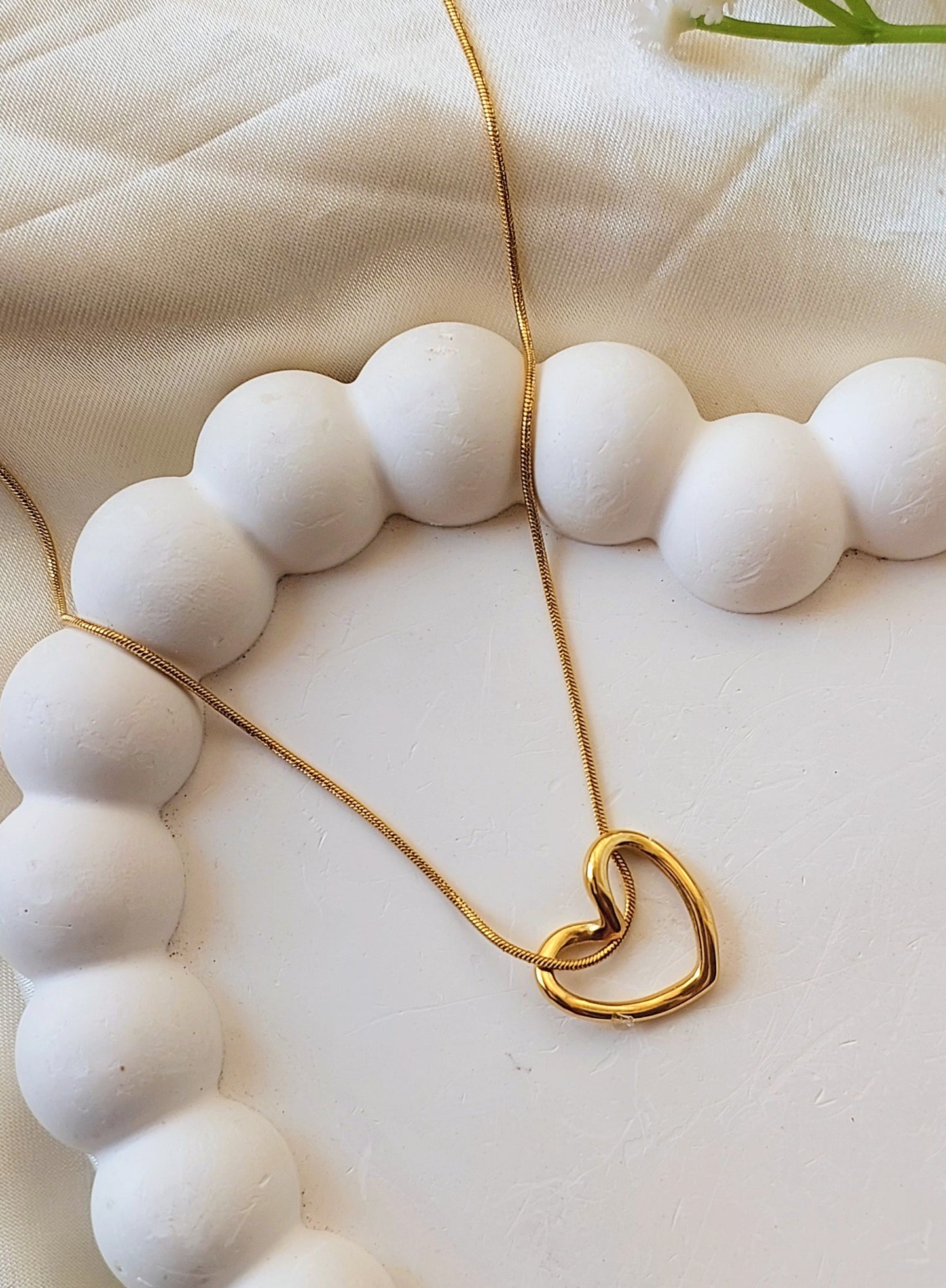 Twisted Heart Necklace