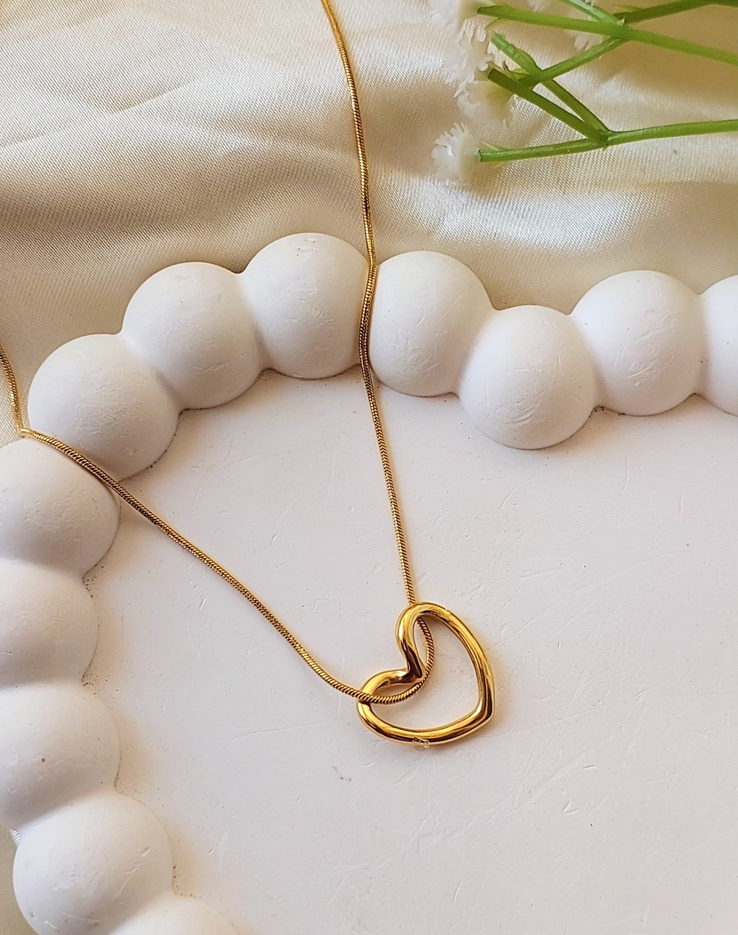 Twisted Heart Necklace