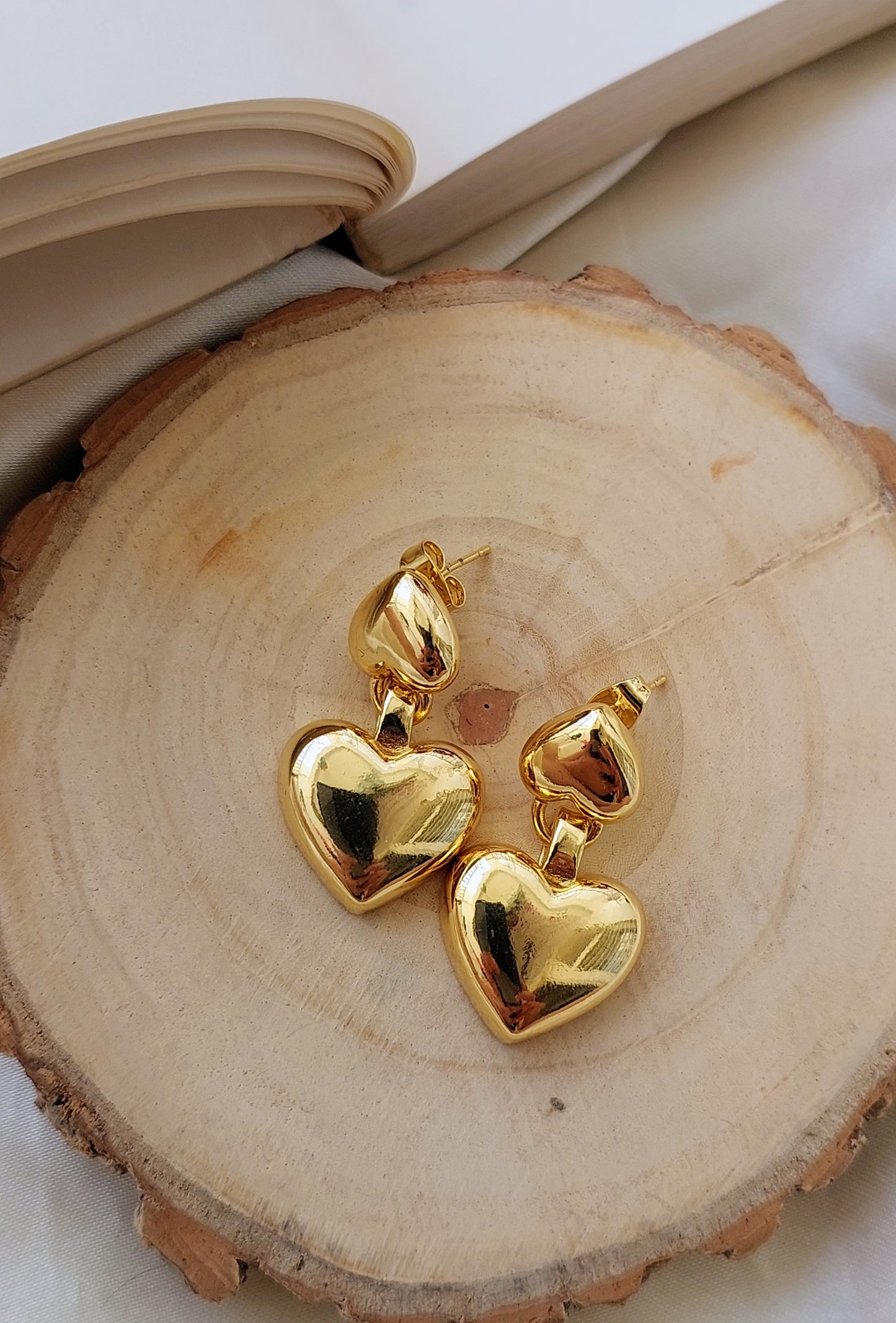 Heart Studs
