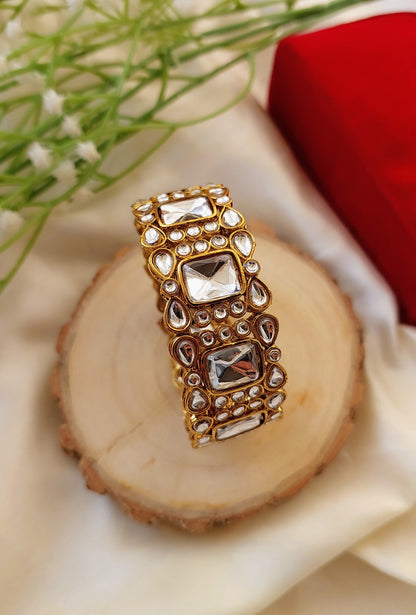 Openable Kundan Bangles