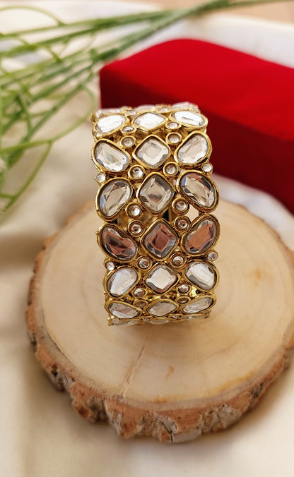 Openable Kundan Bangles
