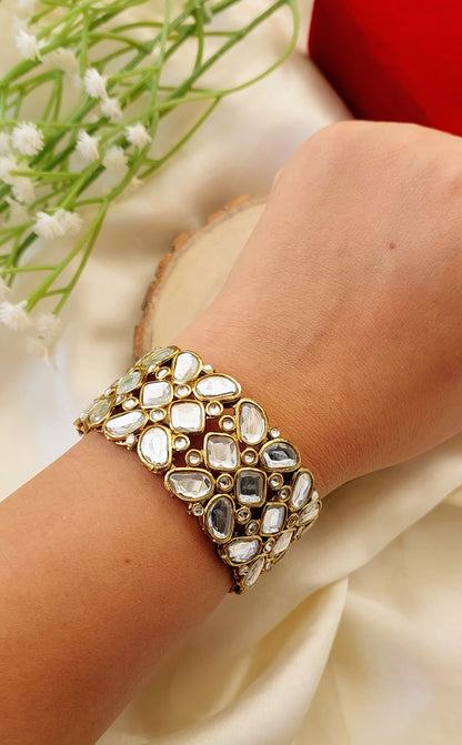 Openable Kundan Bangles