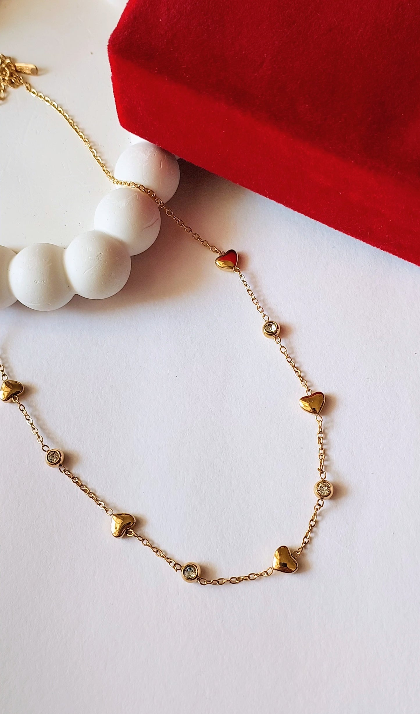 Heart & Stone Necklace