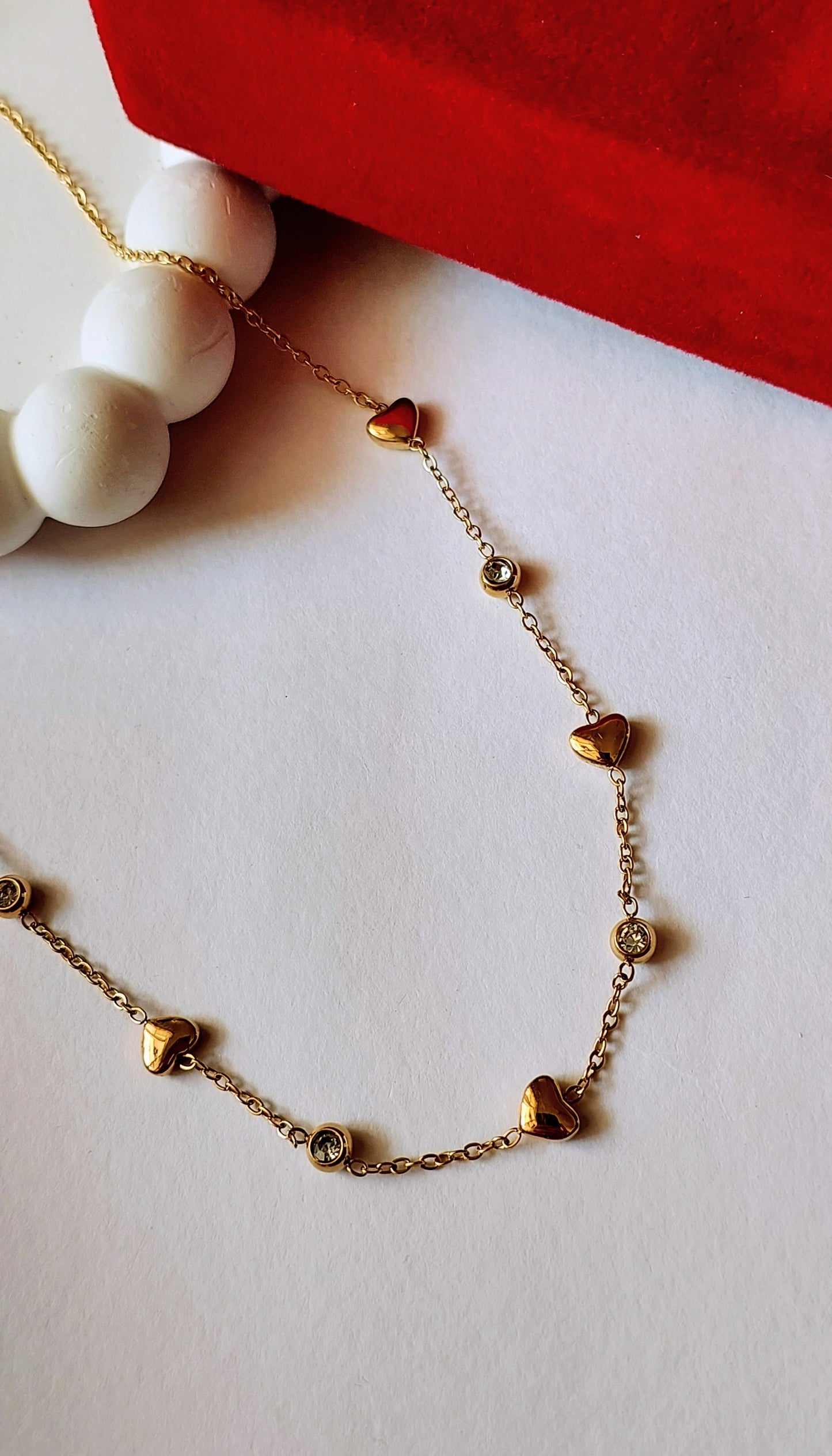 Heart & Stone Necklace