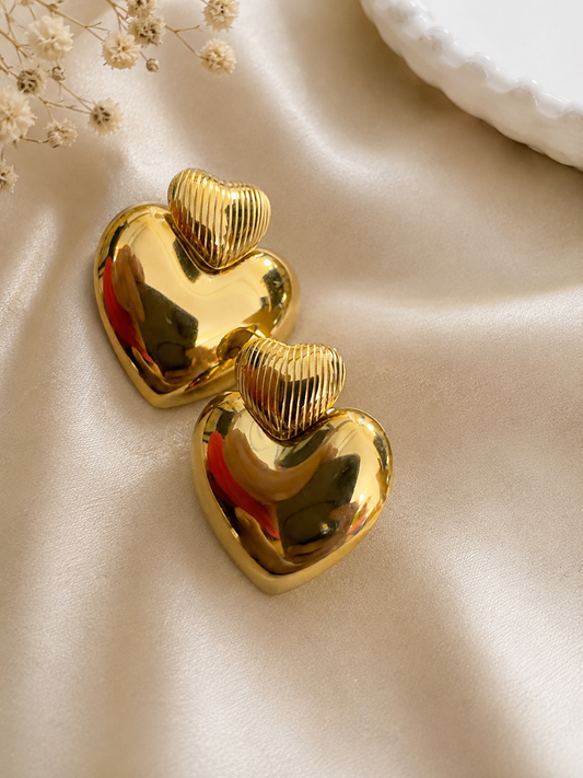 Riza Heart Earrings