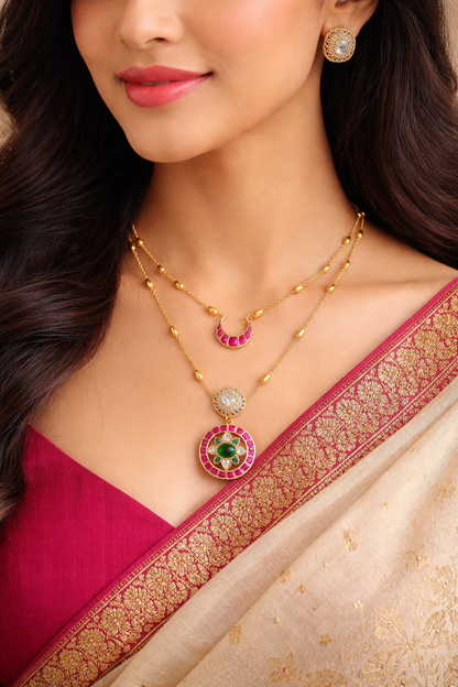 Ashvi Mosaanite Necklace