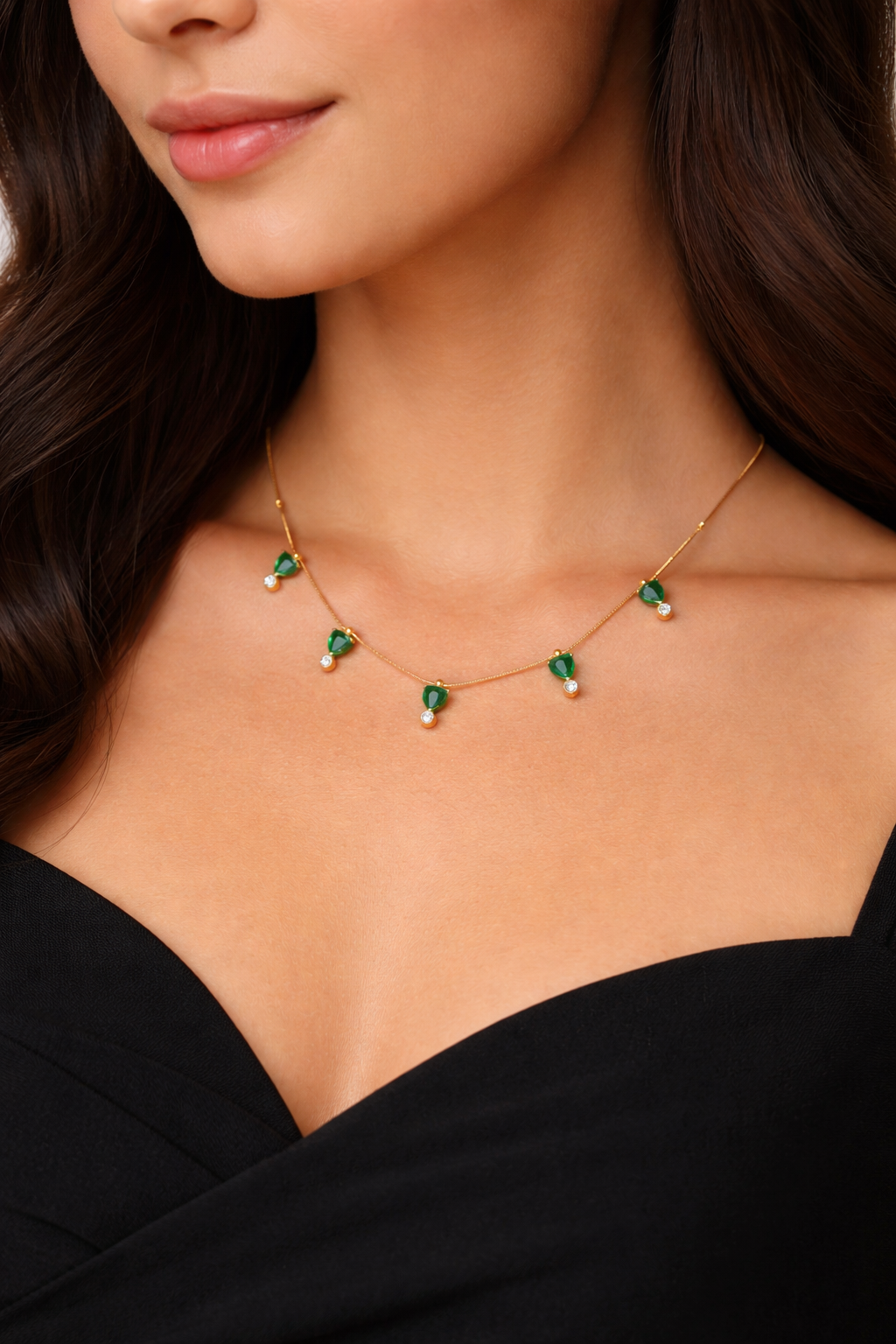 Green Heart Necklace