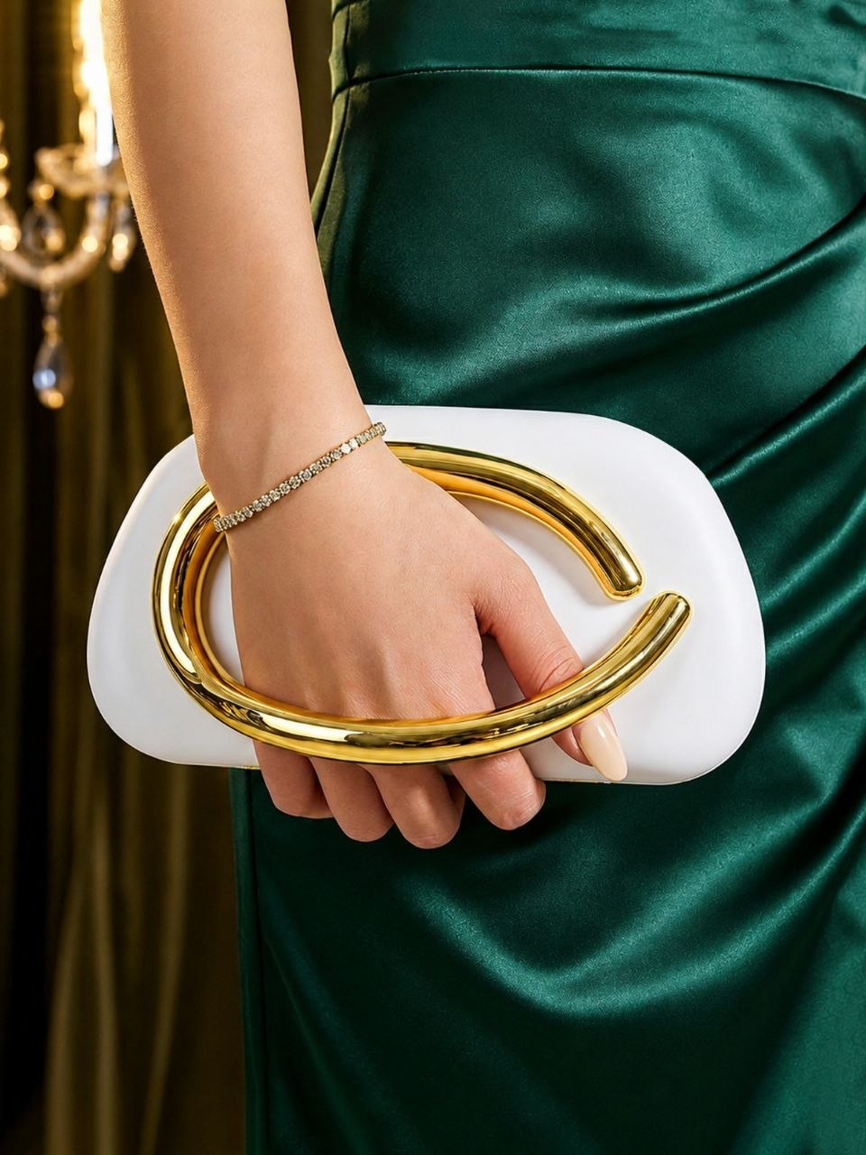Acrylic Handheld clutch