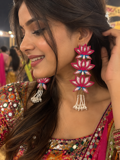 Lotus Earrings