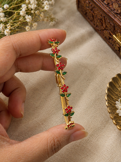 Red Flower Bracelet