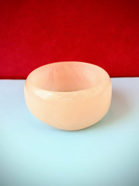 Off white Resin Bangle