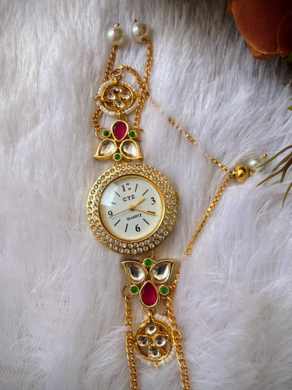 Kundan Kashmiri Watch