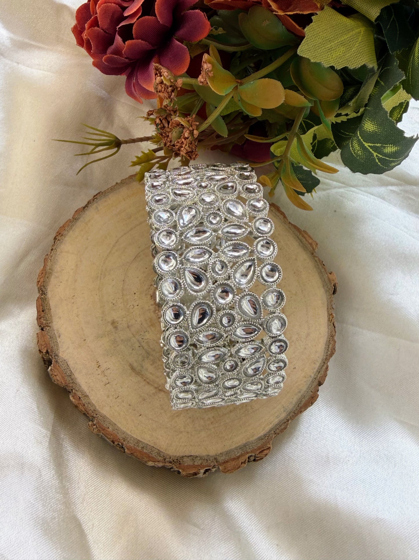 Shravani Kundan Openable Bangles (pair)