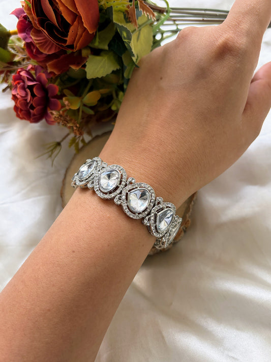 Sonali Openable Kundan Bangles(pair)