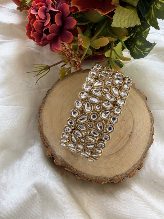 Shravani Golden Openable Bangles- pair