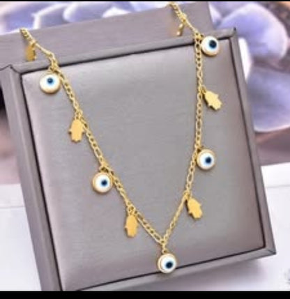 Evil eye necklace