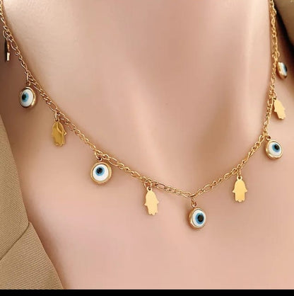 Evil eye necklace