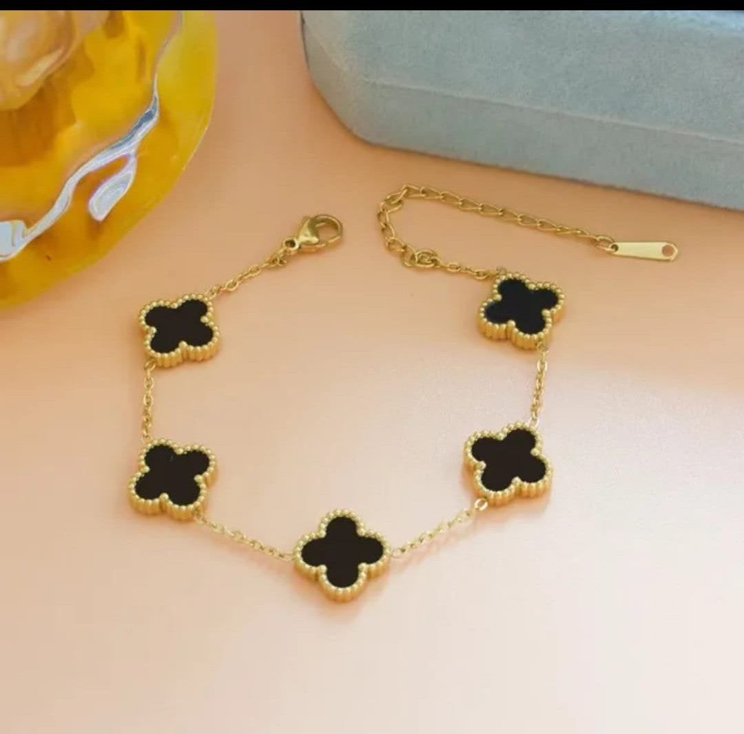 Clover Bracelet - Black