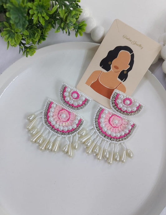 Siya pearl handmade earrings